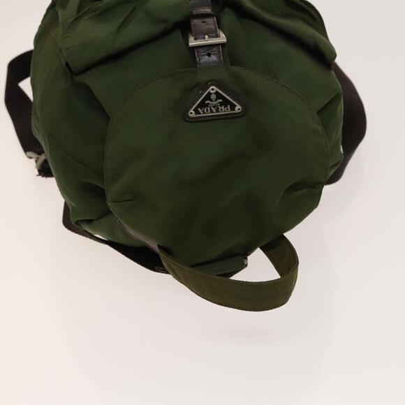 PRADA Backpack Nylon Khaki - Picture 6 of 10